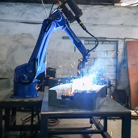Manipolatore per saldatura congiunta del braccio robot a sei assi 6 kg di carico utile braccio robotico industriale TIG Mag TIG Dig macchina per incidere di CNC